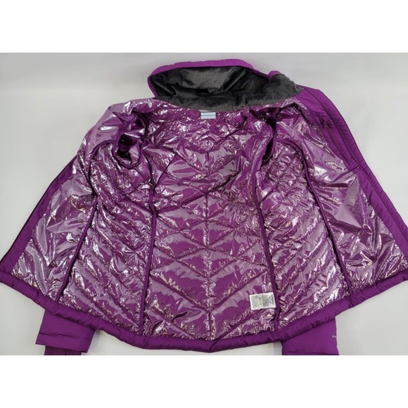 COLUMBIA Heavenly Omni-Heat Hooded Jacket Women's Medium Purple NWT - Picture 11 of 13